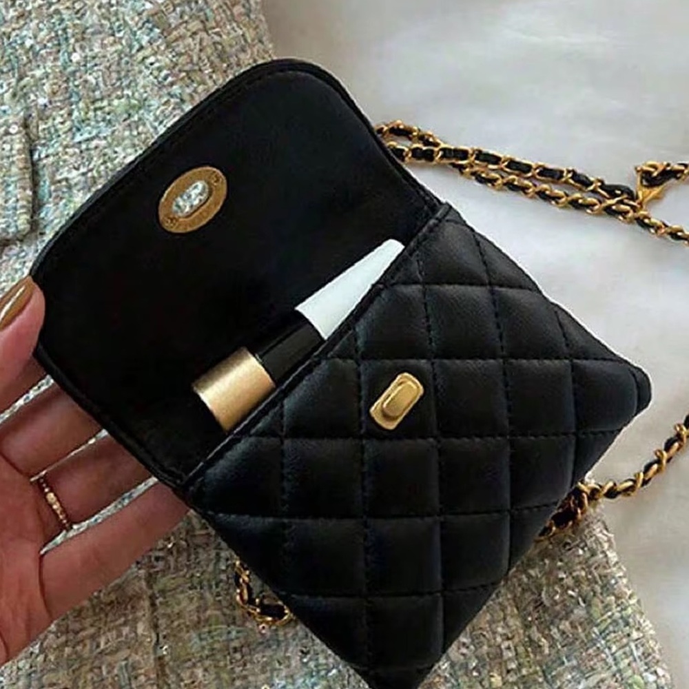 French Style Mini Lightweight Crossbody 

Quilted Belt Bag - Picture 7 of 7